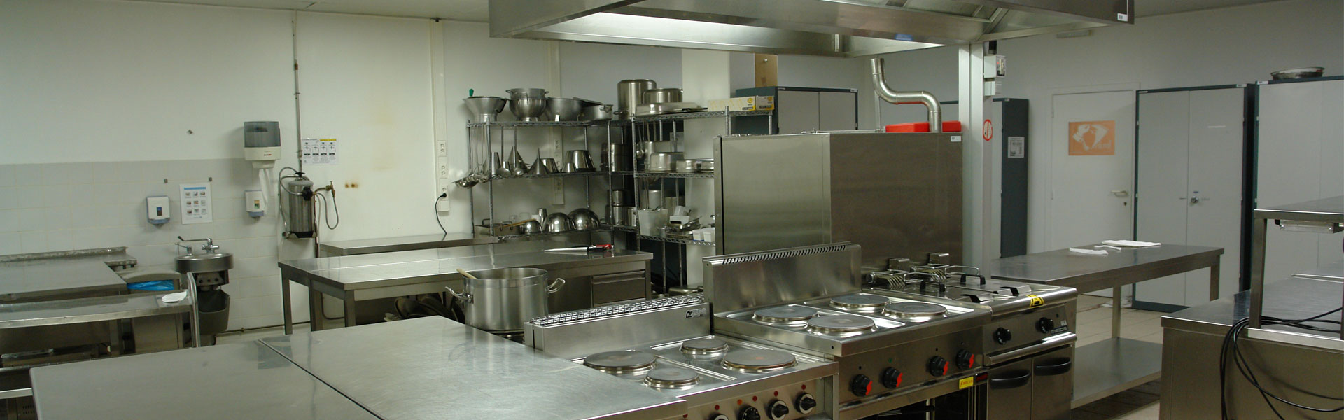 Typical Kitchen Of A Restaurant