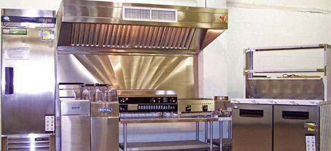 Stainless Steel Equipments in Restaurant